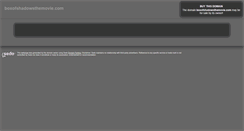 Desktop Screenshot of boxofshadowsthemovie.com